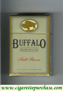 Buffalo cigarettes Filter De Luxe Full Flavor